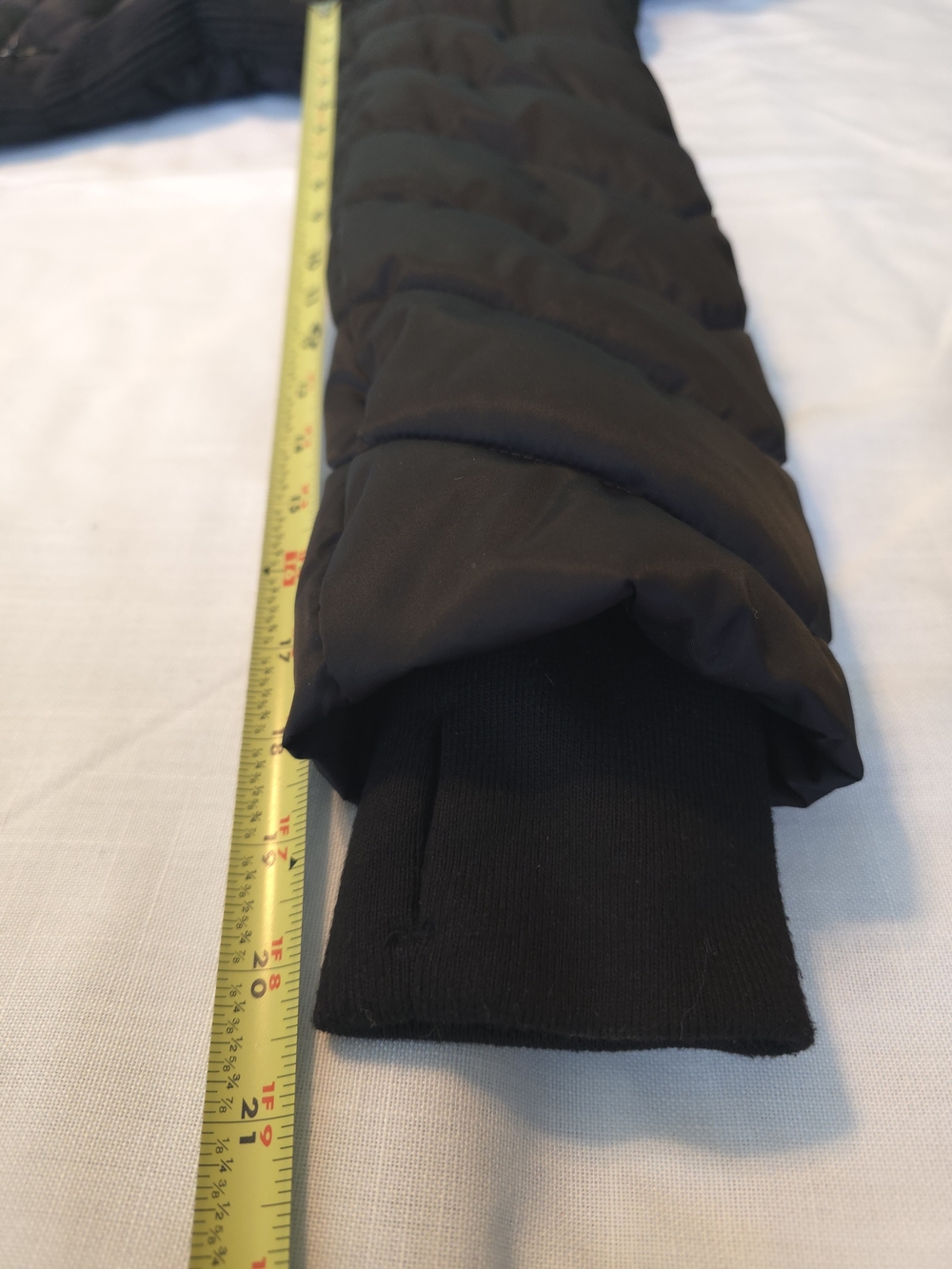 Nautica Black Quilted Hooded Puffer Jacket Sz S - Picture 6 of 7